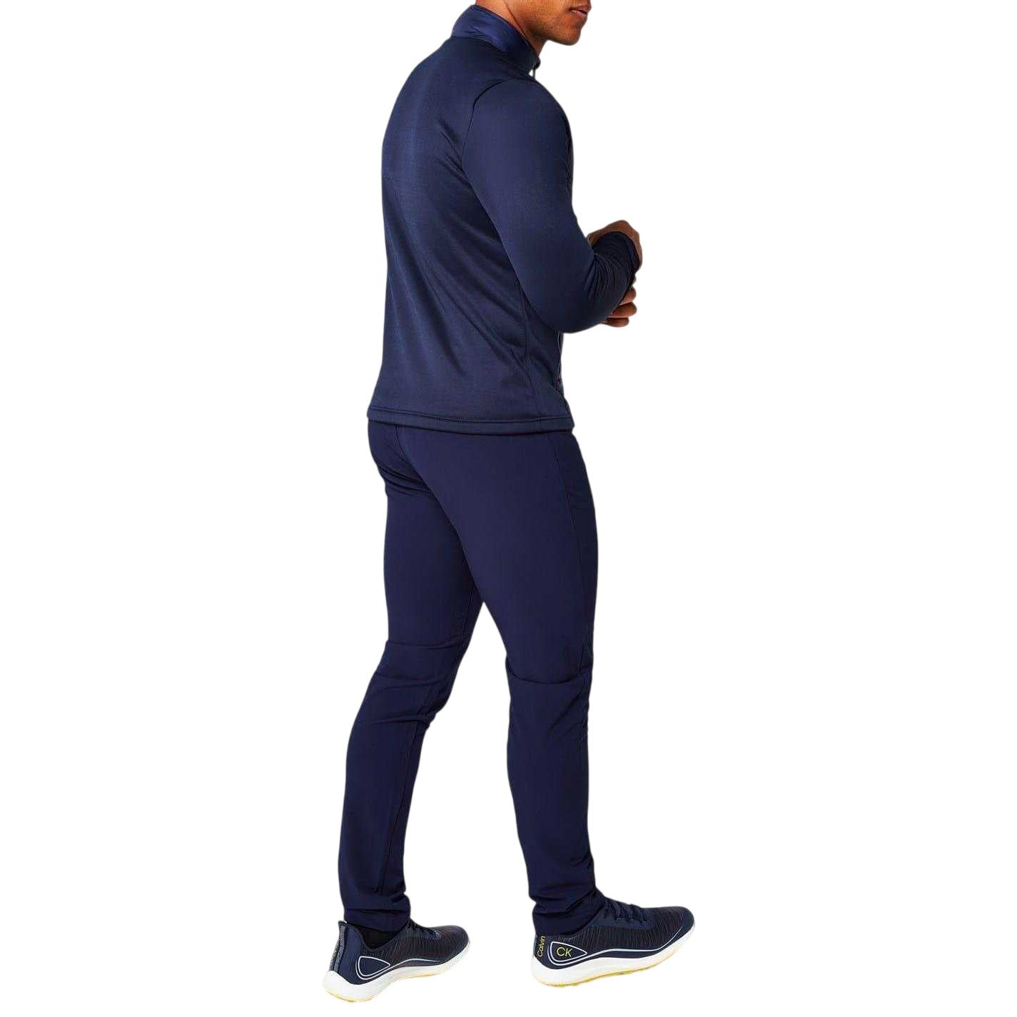 Navy - Side - Calvin Klein Mens Frontera Golf Hybrid Jacket