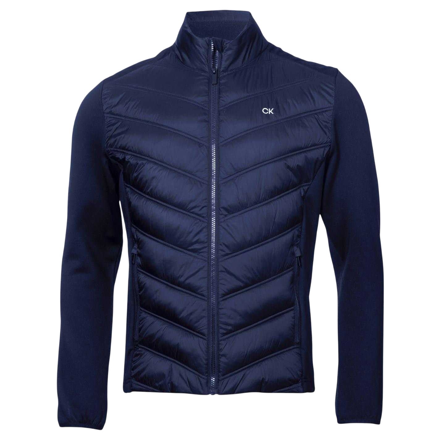 Navy - Front - Calvin Klein Mens Frontera Golf Hybrid Jacket
