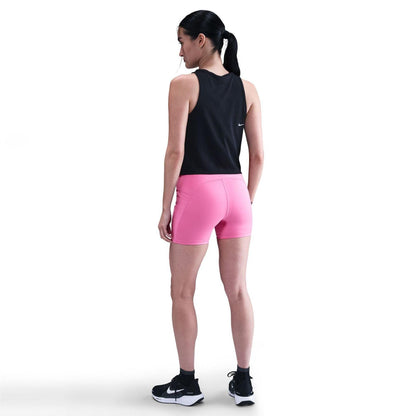 Playful Pink - Back - Nike Womens-Ladies Snug Fit Compression Shorts