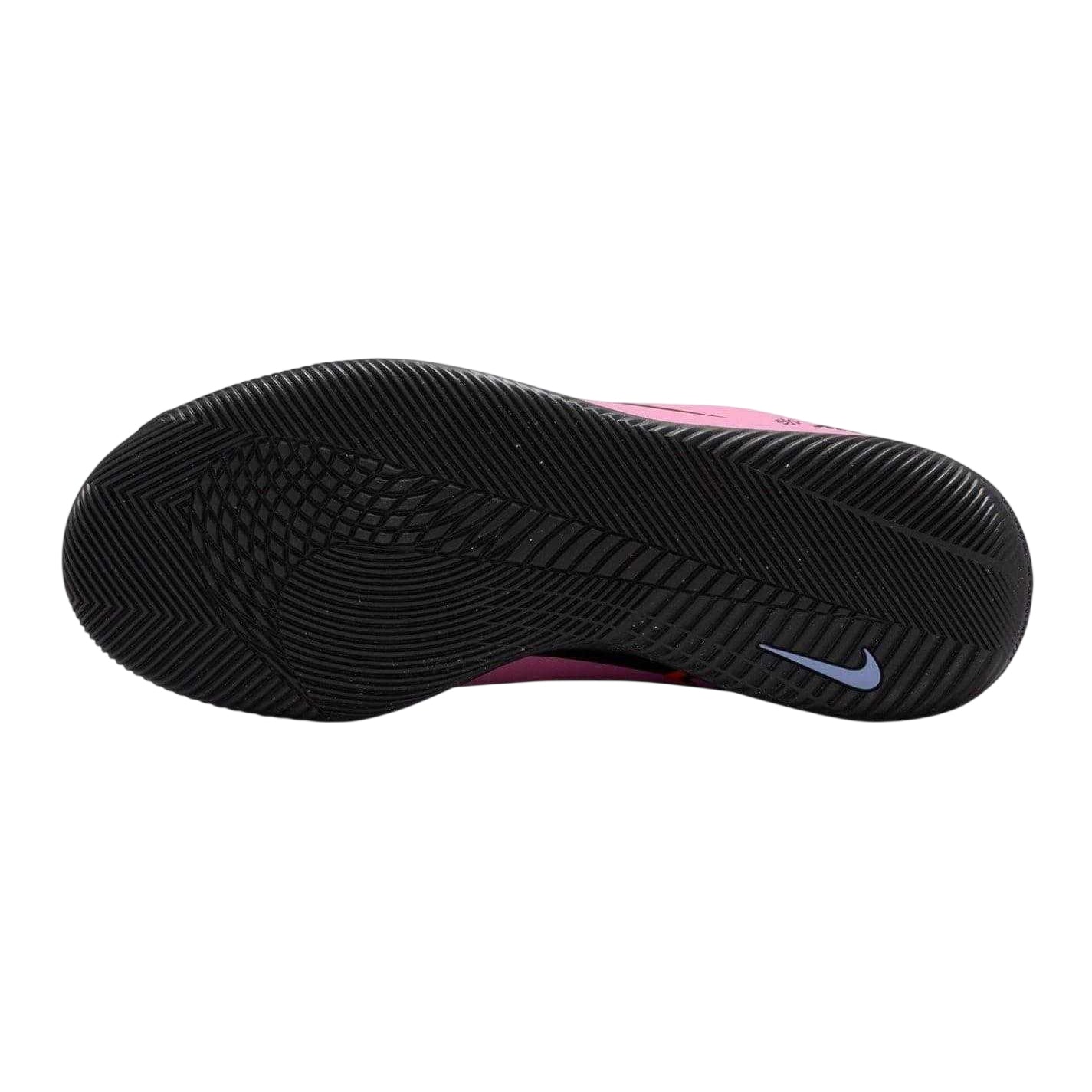 Pink-Black - Side - Nike Childrens-Kids Mercurial Indoor Football Shoes