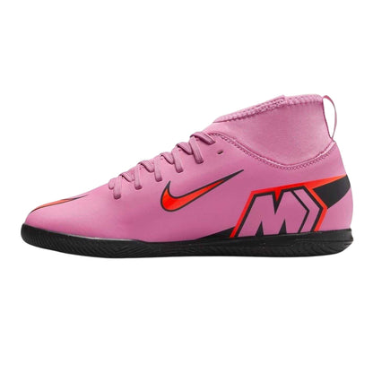 Pink-Black - Lifestyle - Nike Childrens-Kids Mercurial Indoor Football Shoes