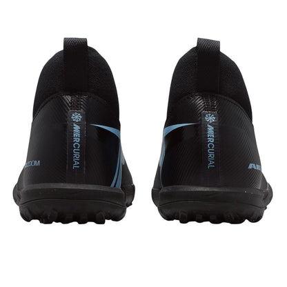 Black-Blue - Back - Nike Childrens-Kids Academy Football Boots