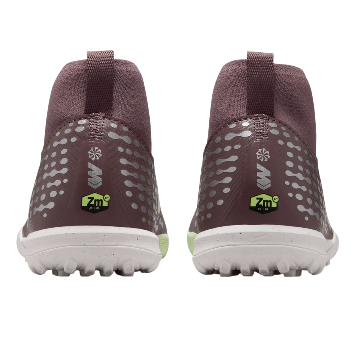 Plum Pink-Silver Pink - Back - Nike Childrens-Kids Academy Football Boots