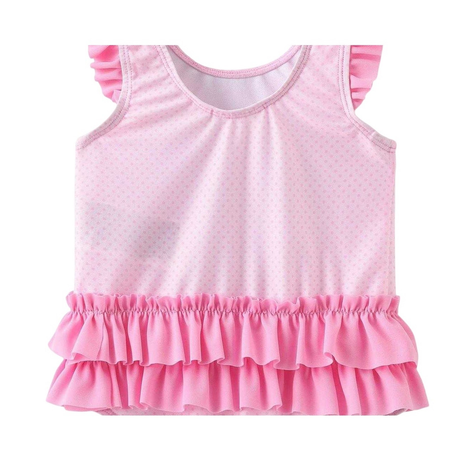 Pink - Lifestyle - Disney Baby Girls Minnie Mouse Ruffled One Piece Swimsuit