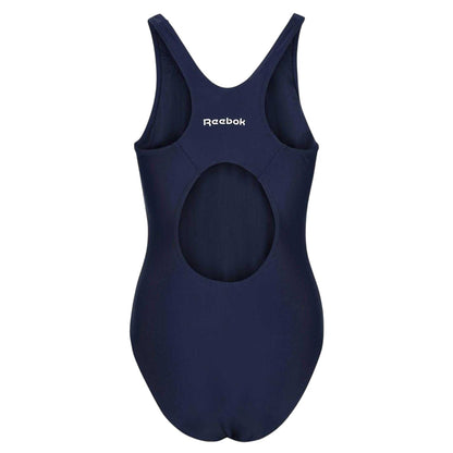 Vector Navy - Back - Reebok Womens-Ladies Adelia One Piece Swimsuit