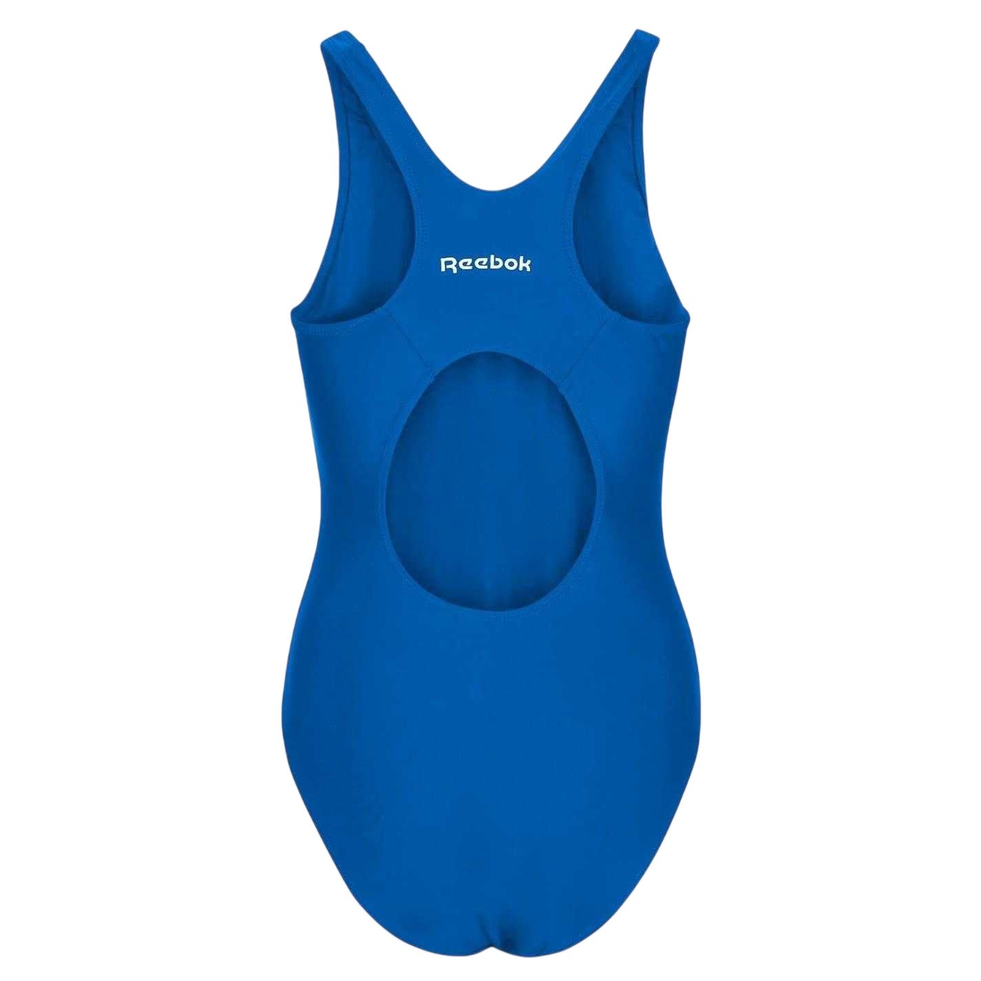 Blue - Back - Reebok Womens-Ladies Adelia One Piece Swimsuit