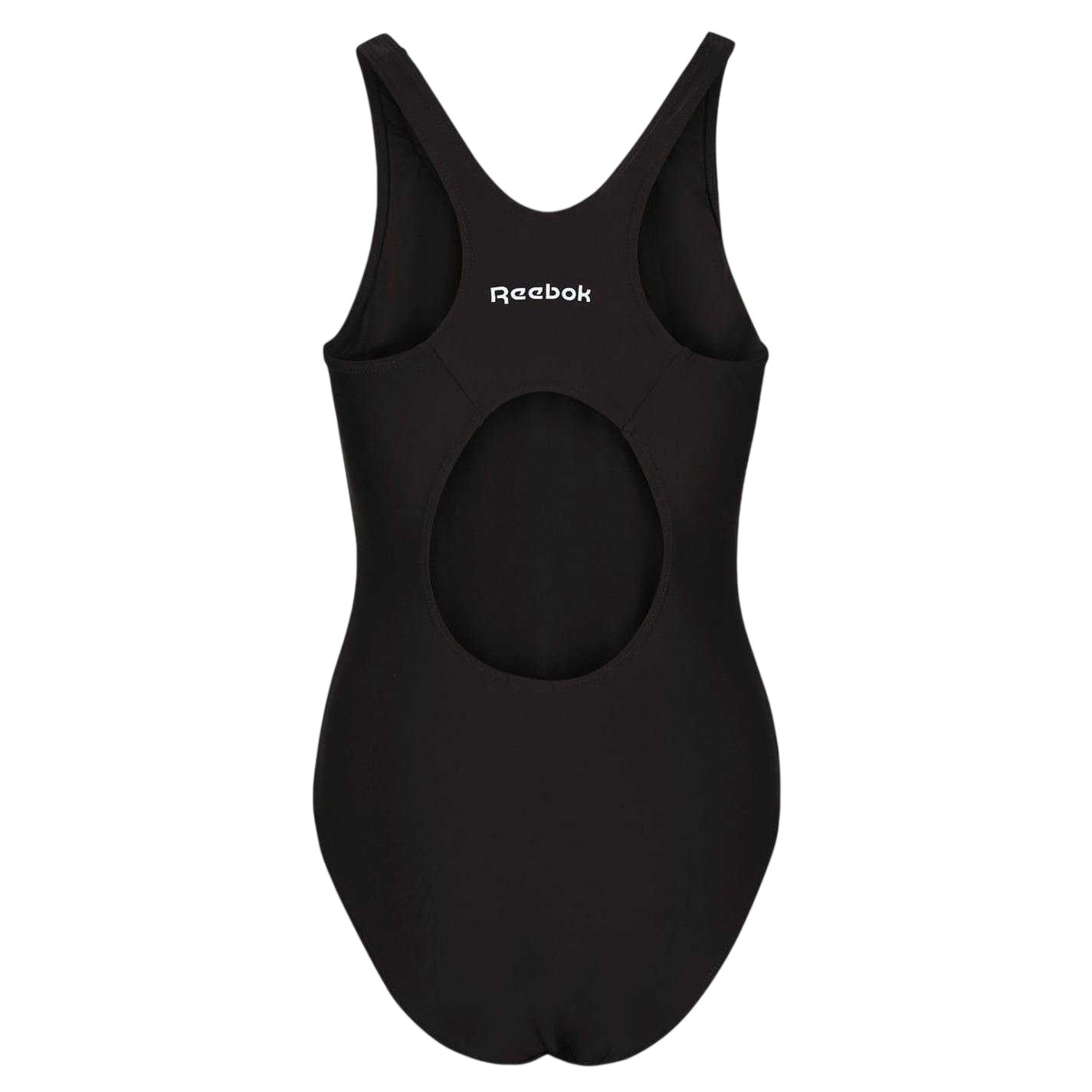 Black - Back - Reebok Womens-Ladies Adelia One Piece Swimsuit