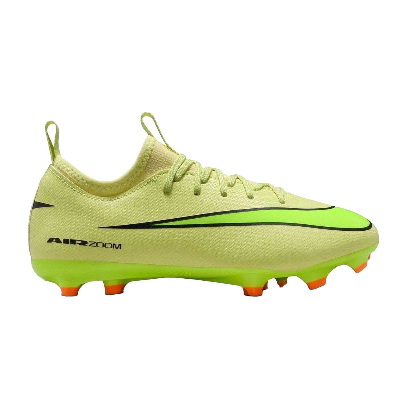Volt-Crimson - Front - Nike Childrens-Kids Mercurial Firm Ground Football Boots
