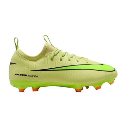 Volt-Crimson - Front - Nike Childrens-Kids Mercurial Firm Ground Football Boots