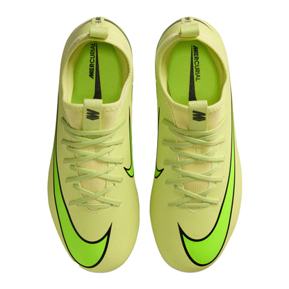 Volt-Crimson - Side - Nike Childrens-Kids Mercurial Firm Ground Football Boots