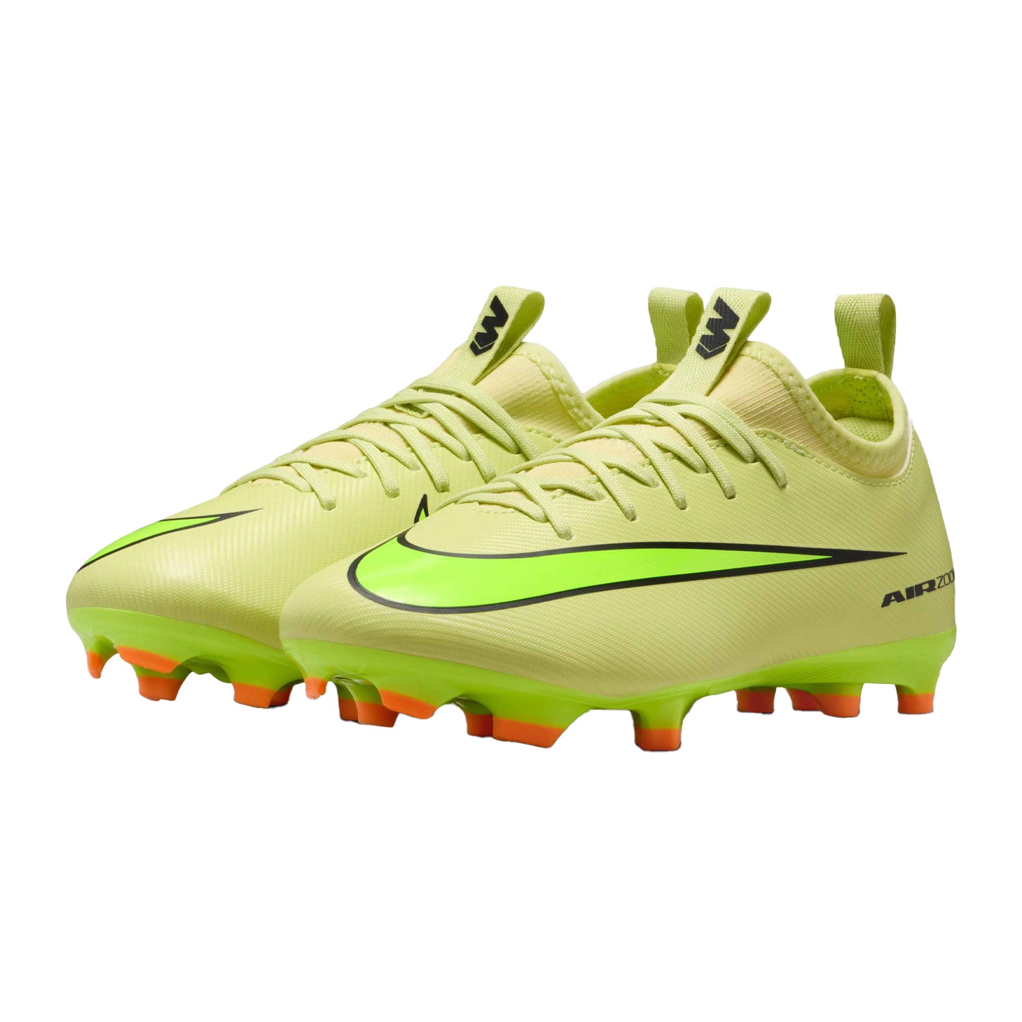 Volt-Crimson - Pack Shot - Nike Childrens-Kids Mercurial Firm Ground Football Boots
