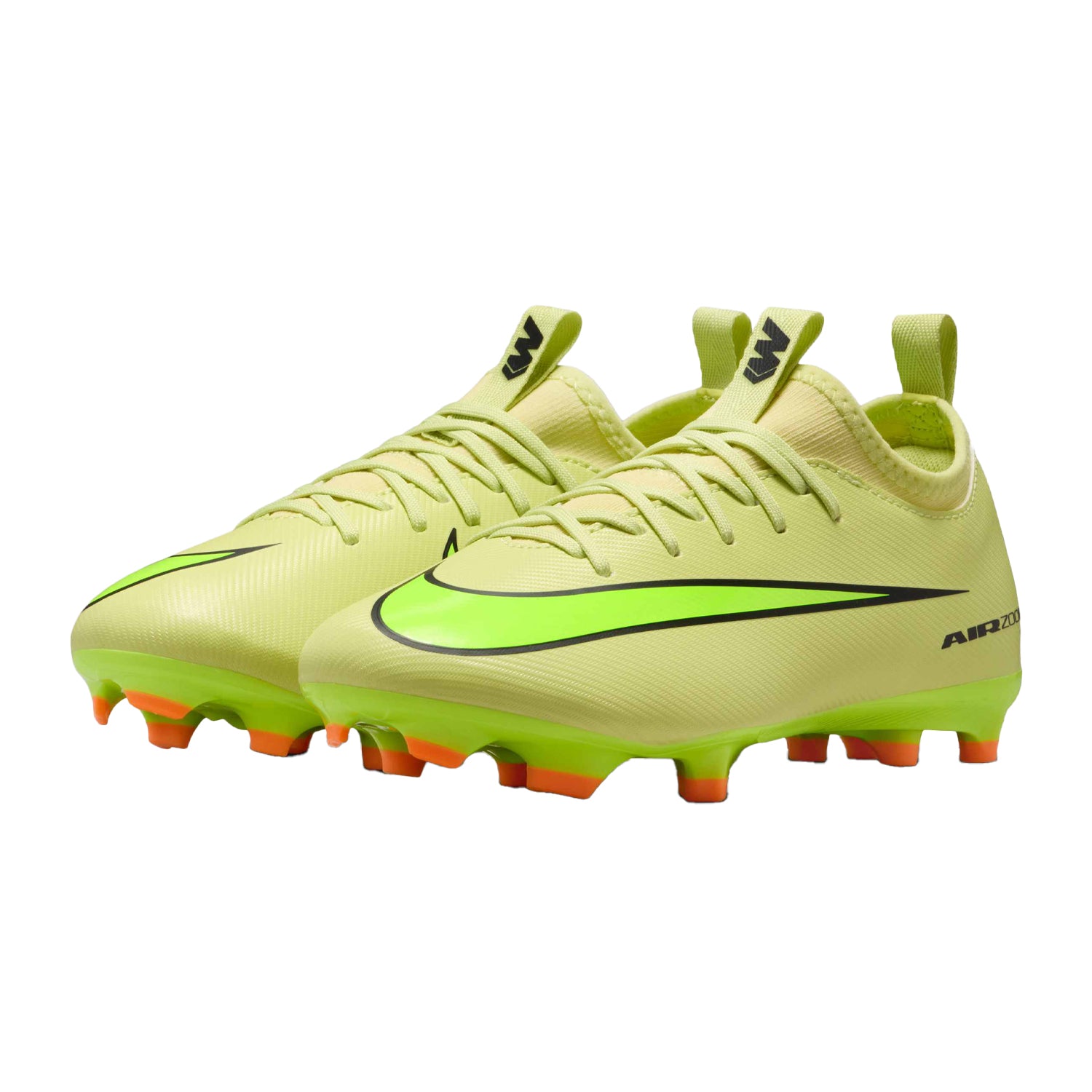 Volt-Crimson - Pack Shot - Nike Childrens-Kids Mercurial Firm Ground Football Boots
