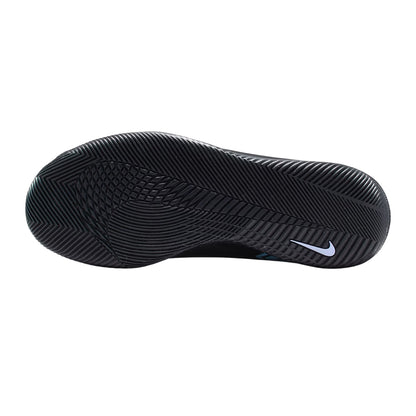 Black-Blue - Side - Nike Childrens-Kids Mercurial Indoor Football Shoes