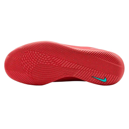 Red-Green - Side - Nike Childrens-Kids Mercurial Indoor Football Shoes