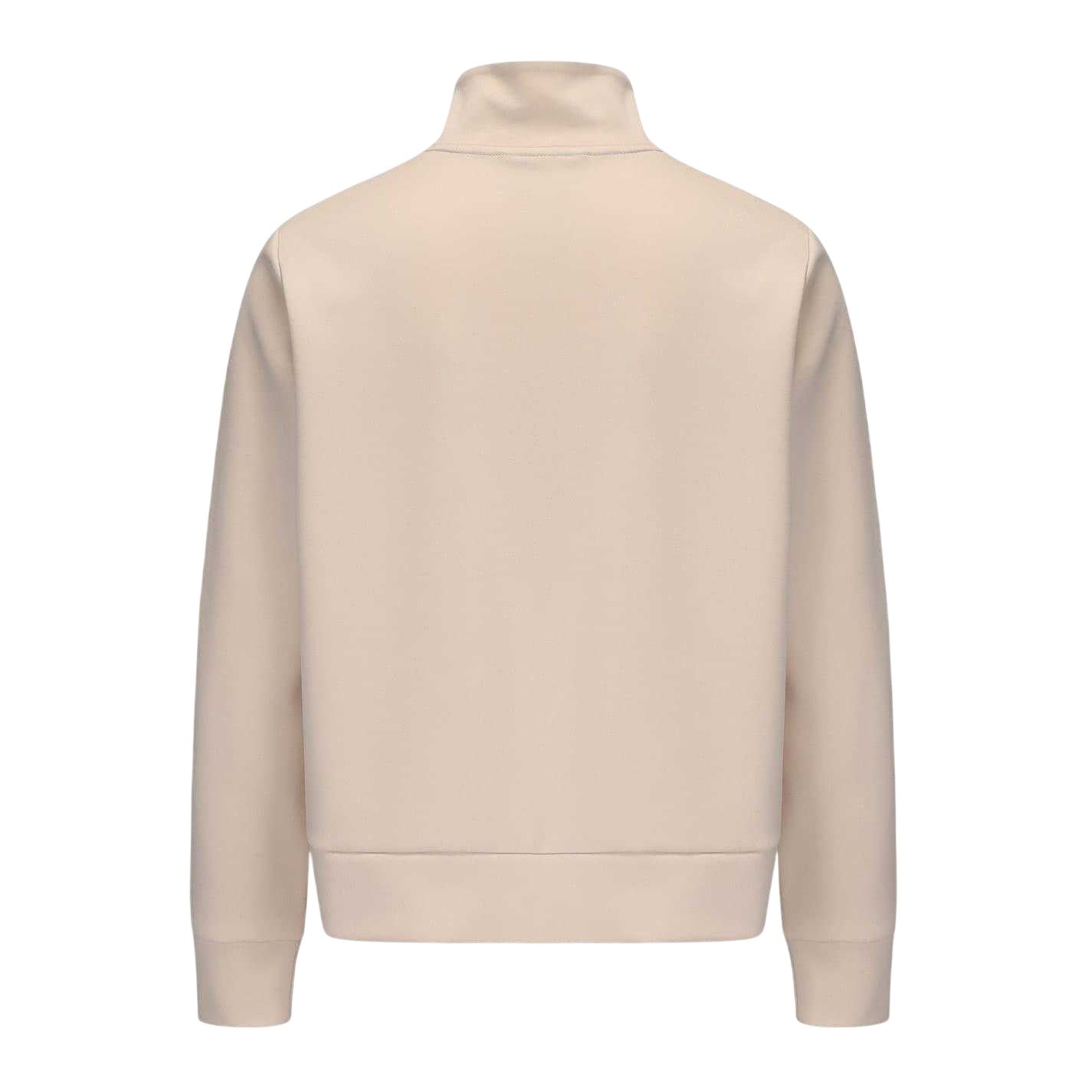 Beige - Back - Slazenger Womens-Ladies Logo Ribbed Cuff Soft Shell Jacket