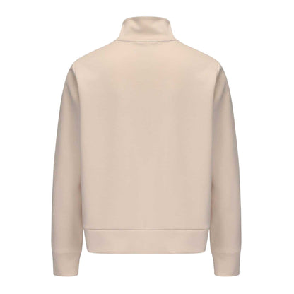 Beige - Back - Slazenger Womens-Ladies Logo Ribbed Cuff Soft Shell Jacket