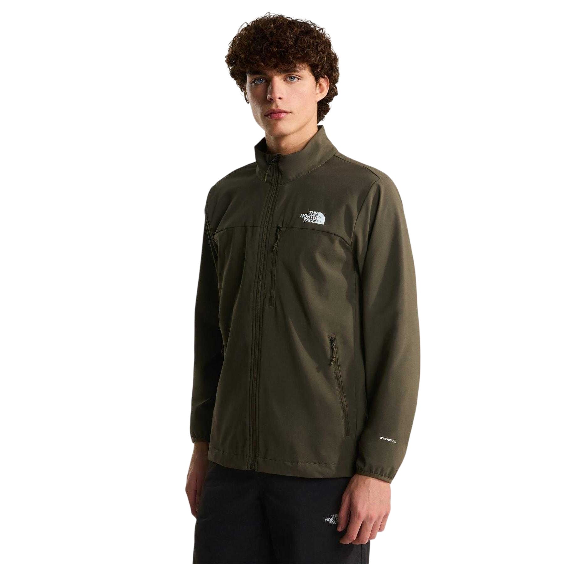 Green - Lifestyle - The North Face Mens Nimble Soft Shell Jacket