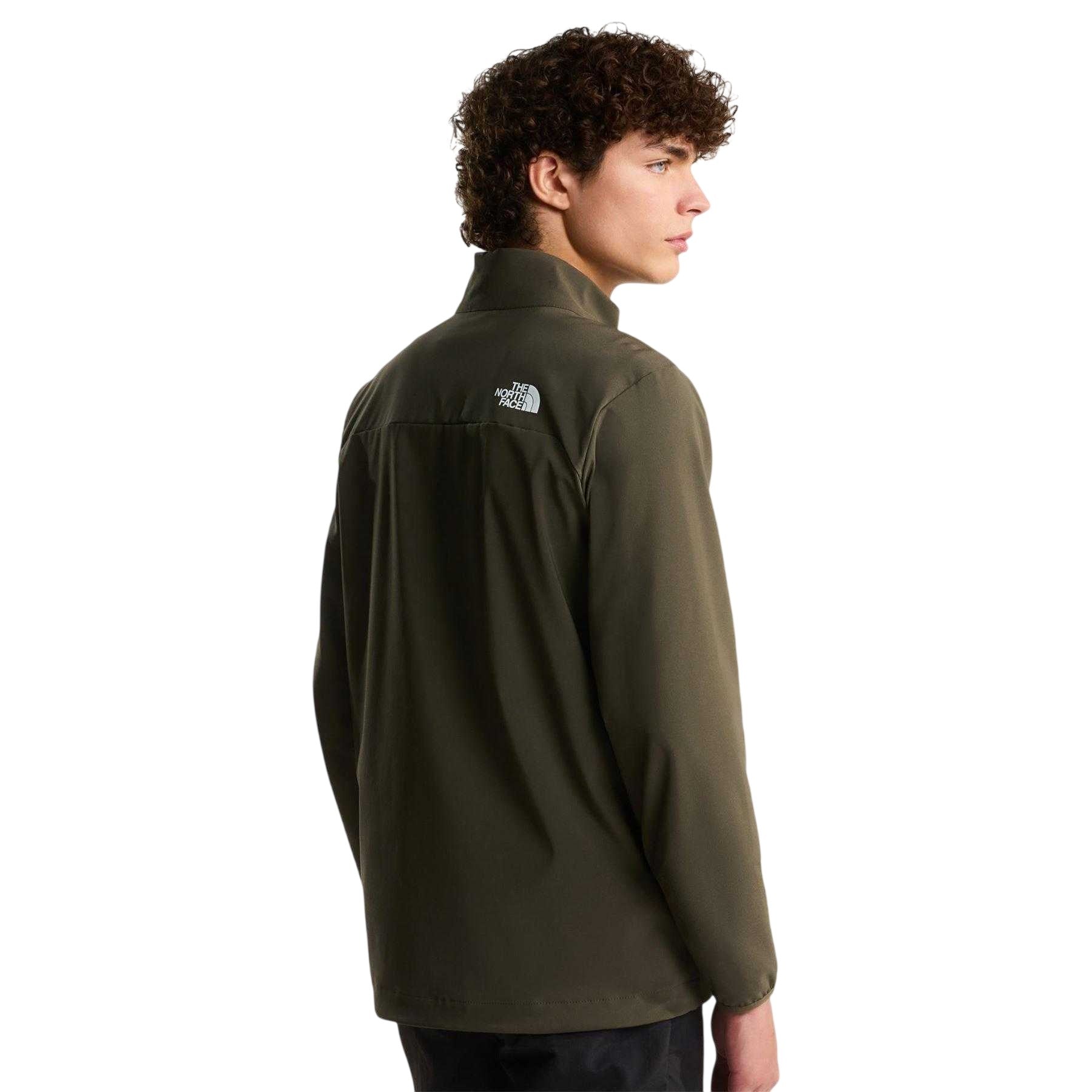 Green - Pack Shot - The North Face Mens Nimble Soft Shell Jacket