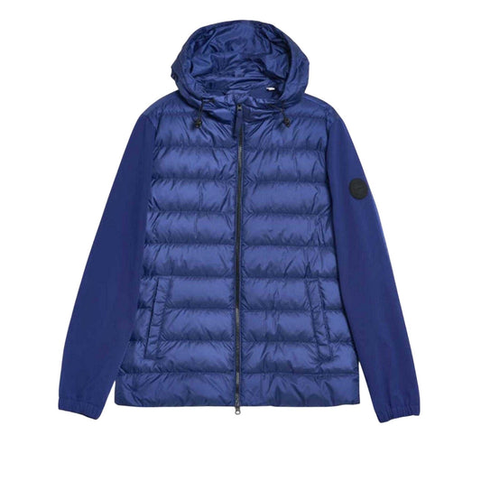 Navy - Front - Gant Mens Padded Regular Soft Shell Jacket