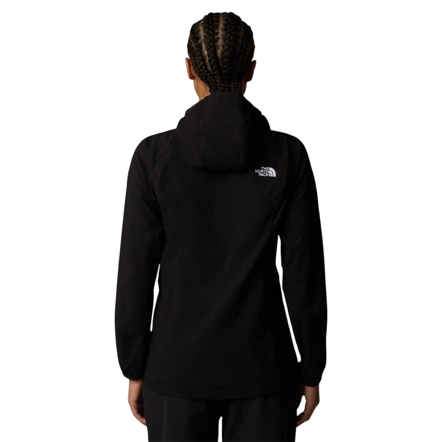Black - Back - The North Face Womens-Ladies Nimble Soft Shell Jacket