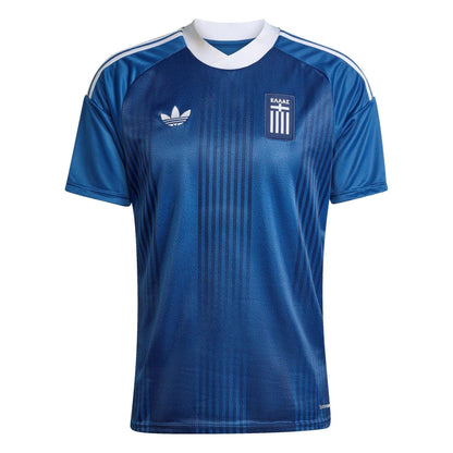Blue-White - Front - Greece Mens FIFA World Cup 26 Away Shirt