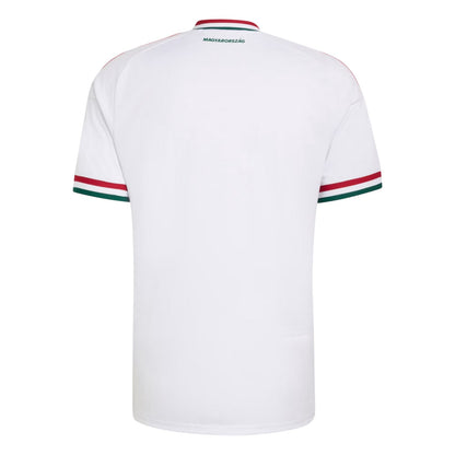 White-Red - Back - Hungary Mens Adidas FIFA World Cup 26 Away Shirt