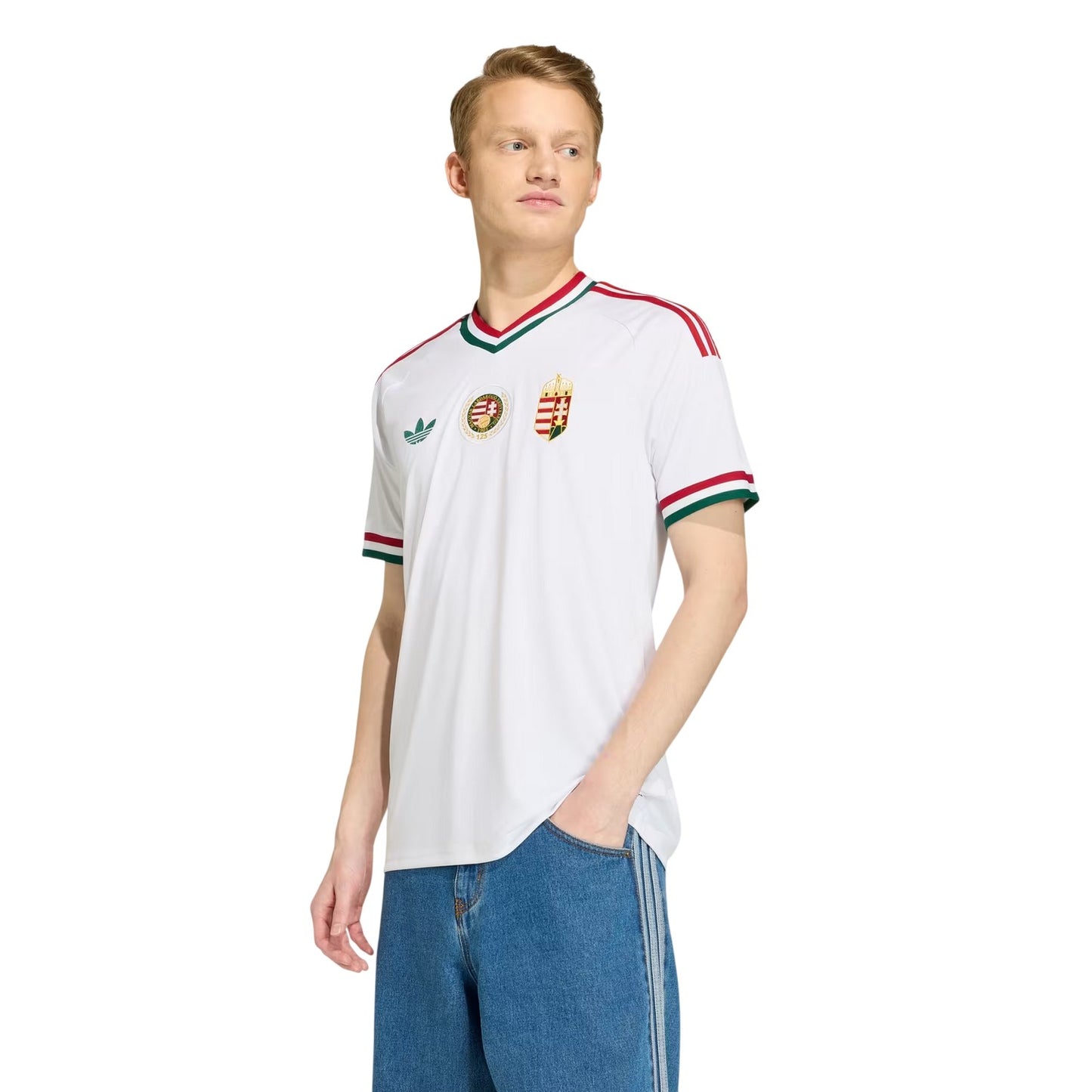 White-Red - Side - Hungary Mens Adidas FIFA World Cup 26 Away Shirt