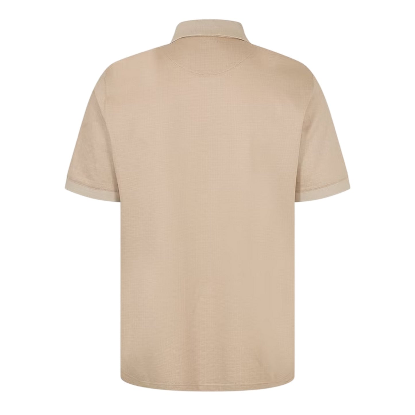 Ecru - Back - Ted Baker Mens Auguso Textured Jacquard Polo Shirt