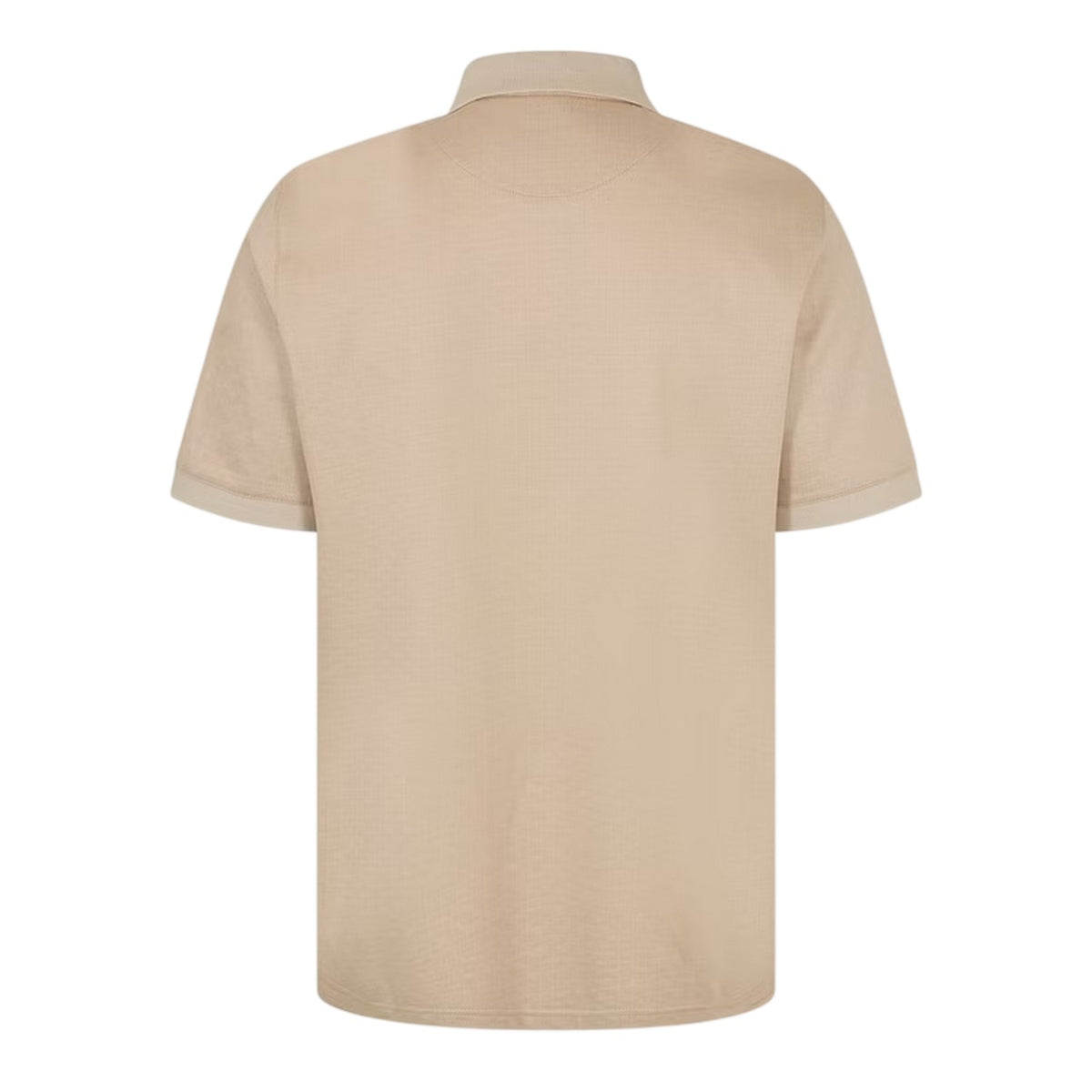 Ecru - Back - Ted Baker Mens Auguso Textured Jacquard Polo Shirt