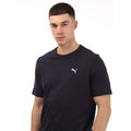 Navy - Side - Puma Mens Small Logo T-Shirt