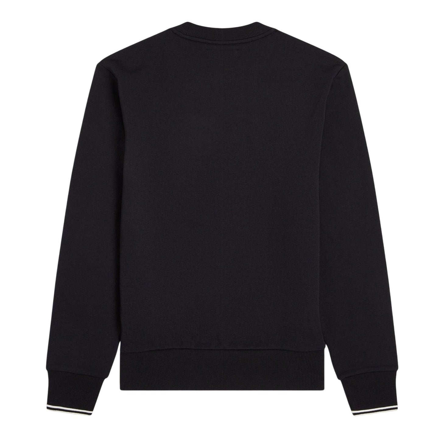 Black - Back - Fred Perry Mens Embroidered Logo Sweatshirt