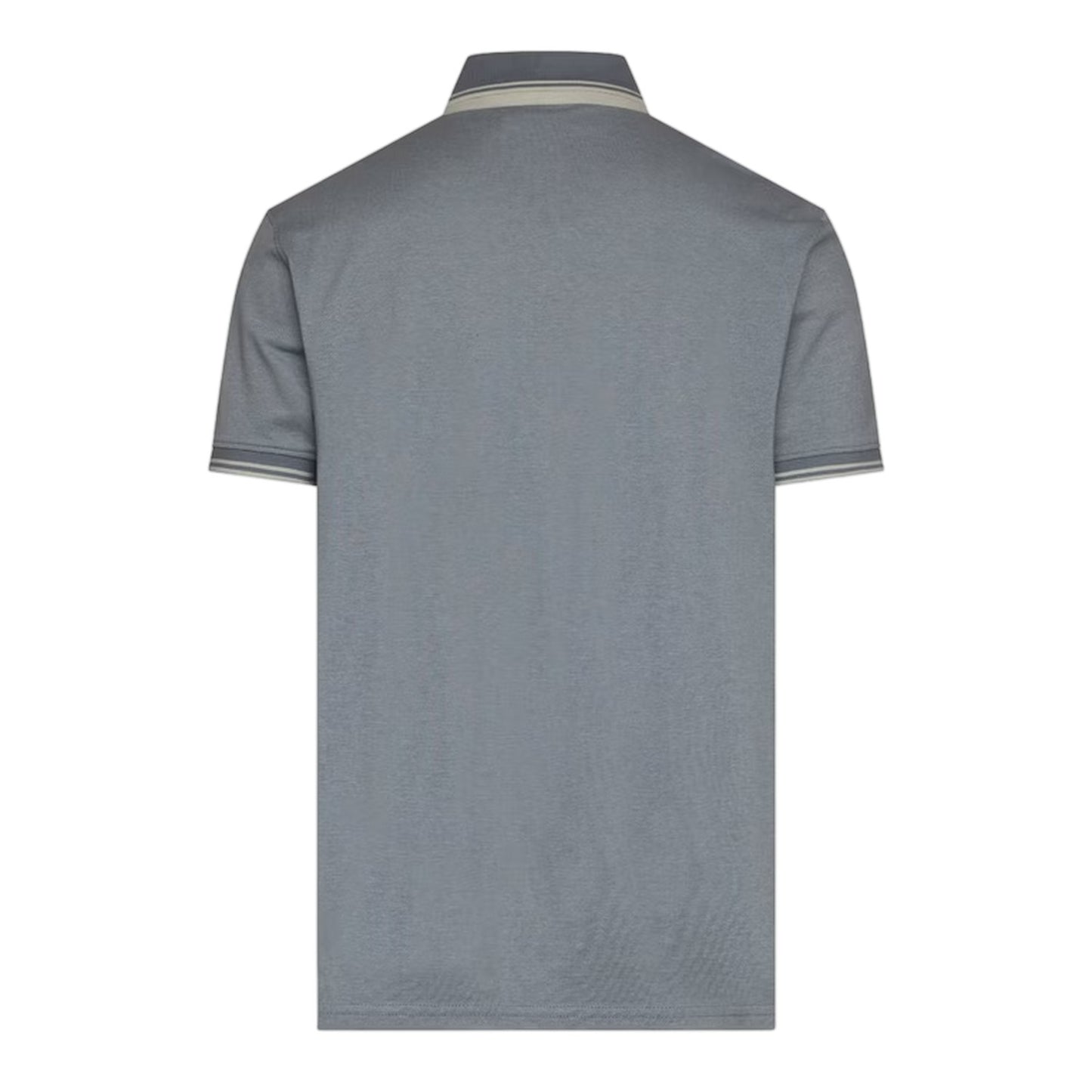 Light Blue - Back - Crosshatch Mens Preece Polo Shirt