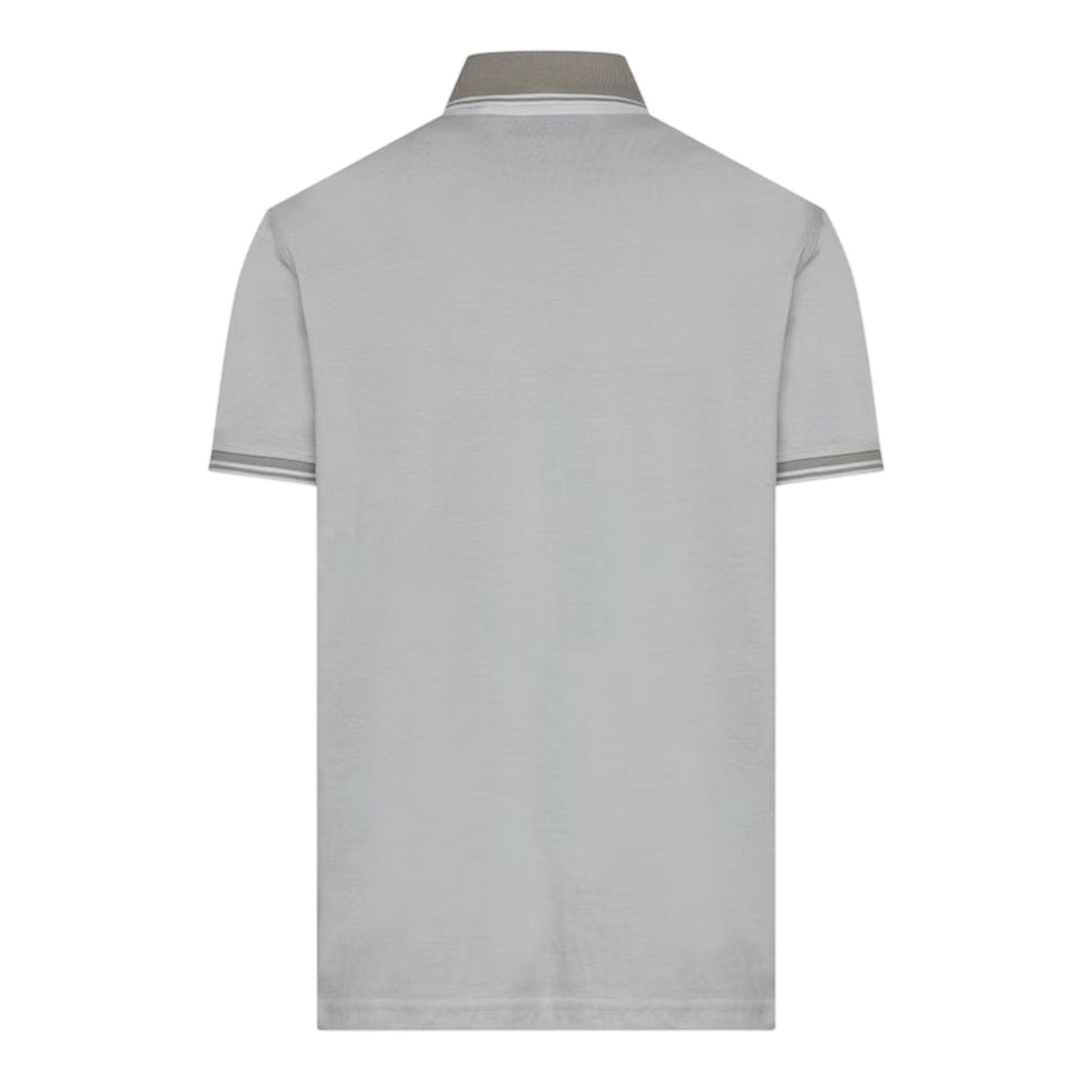 White - Back - Crosshatch Mens Preece Polo Shirt