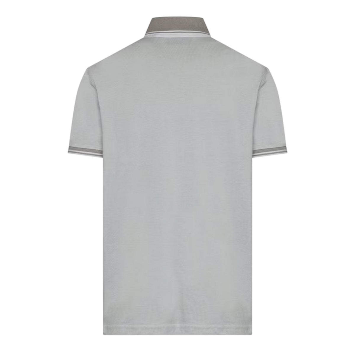 White - Back - Crosshatch Mens Preece Polo Shirt