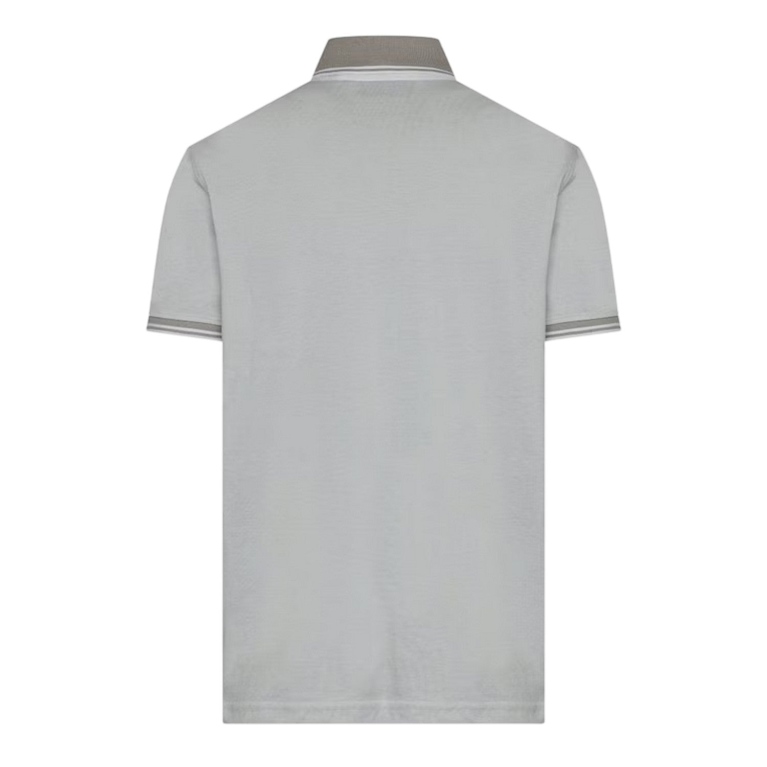 White - Back - Crosshatch Mens Preece Polo Shirt