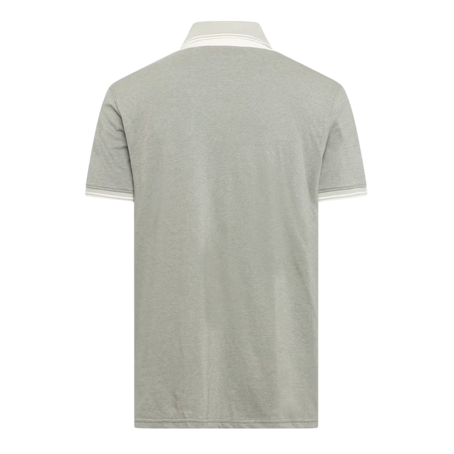 Light Olive - Back - Crosshatch Mens Preece Polo Shirt