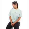 Light Blue - Pack Shot - Timberland Womens-Ladies Stack Logo T-Shirt