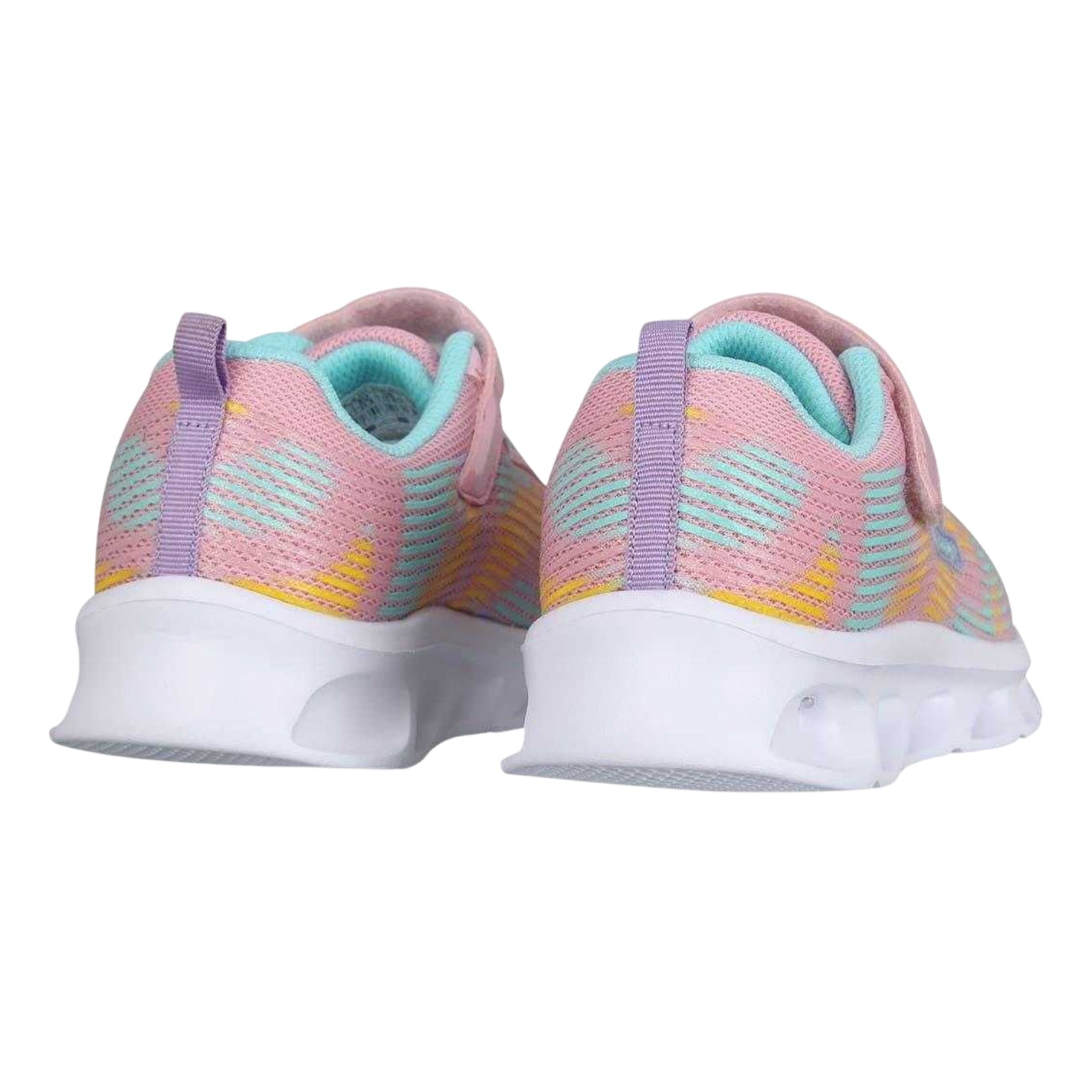Pink-Multicoloured - Back - Slazenger Childrens-Kids Alie 2.0 Light Up Trainers