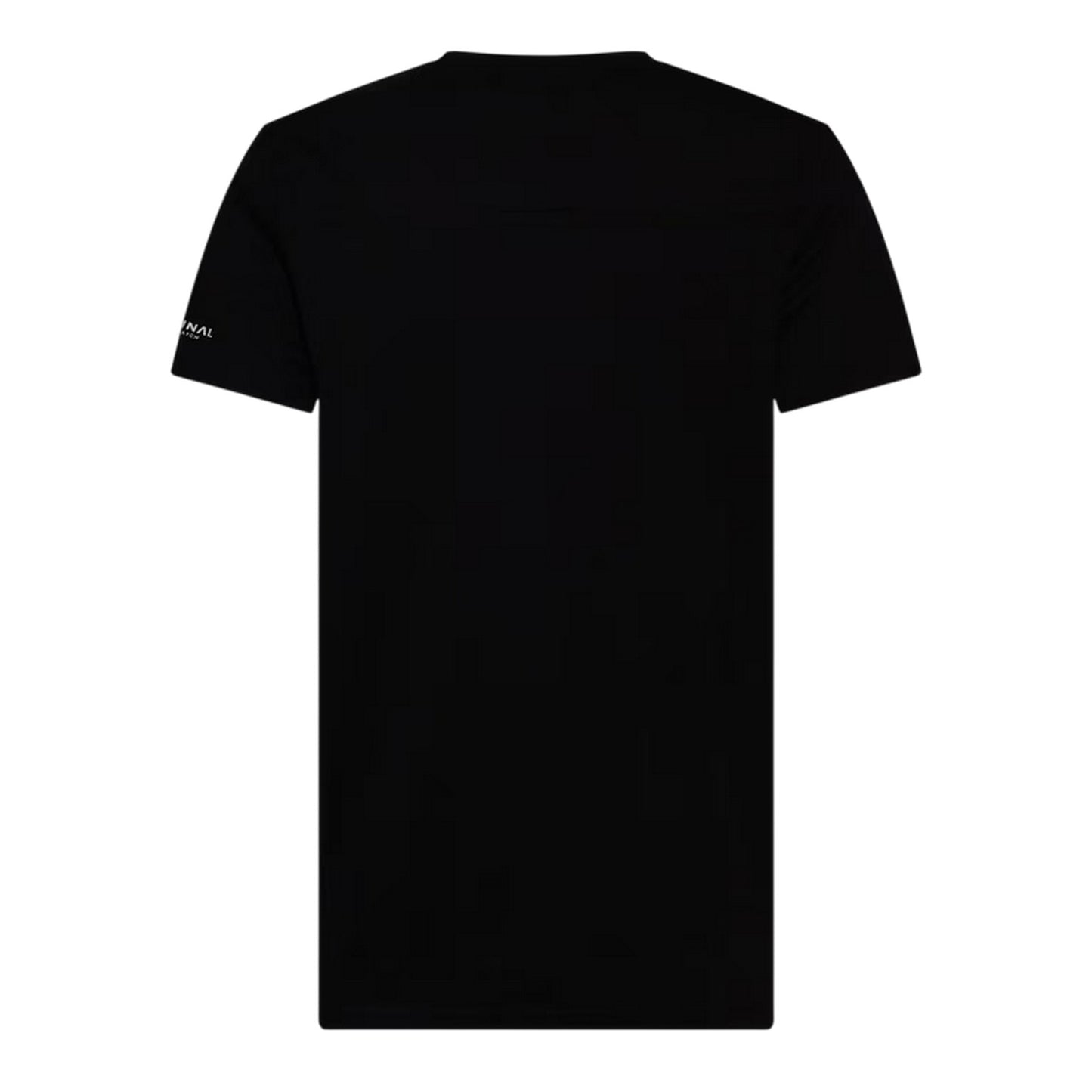 Black - Back - Crosshatch Mens Portville T-Shirt