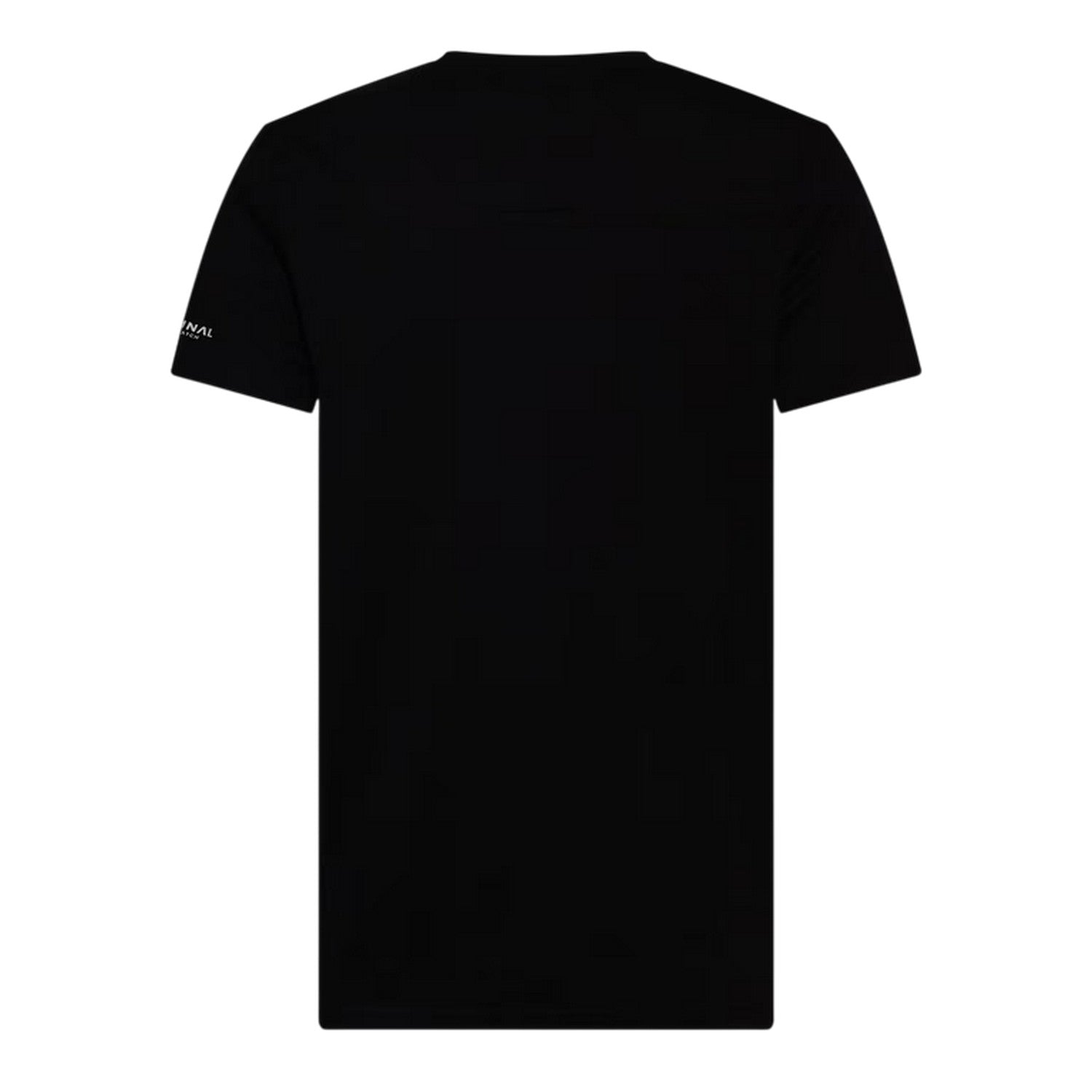 Black - Back - Crosshatch Mens Portville T-Shirt
