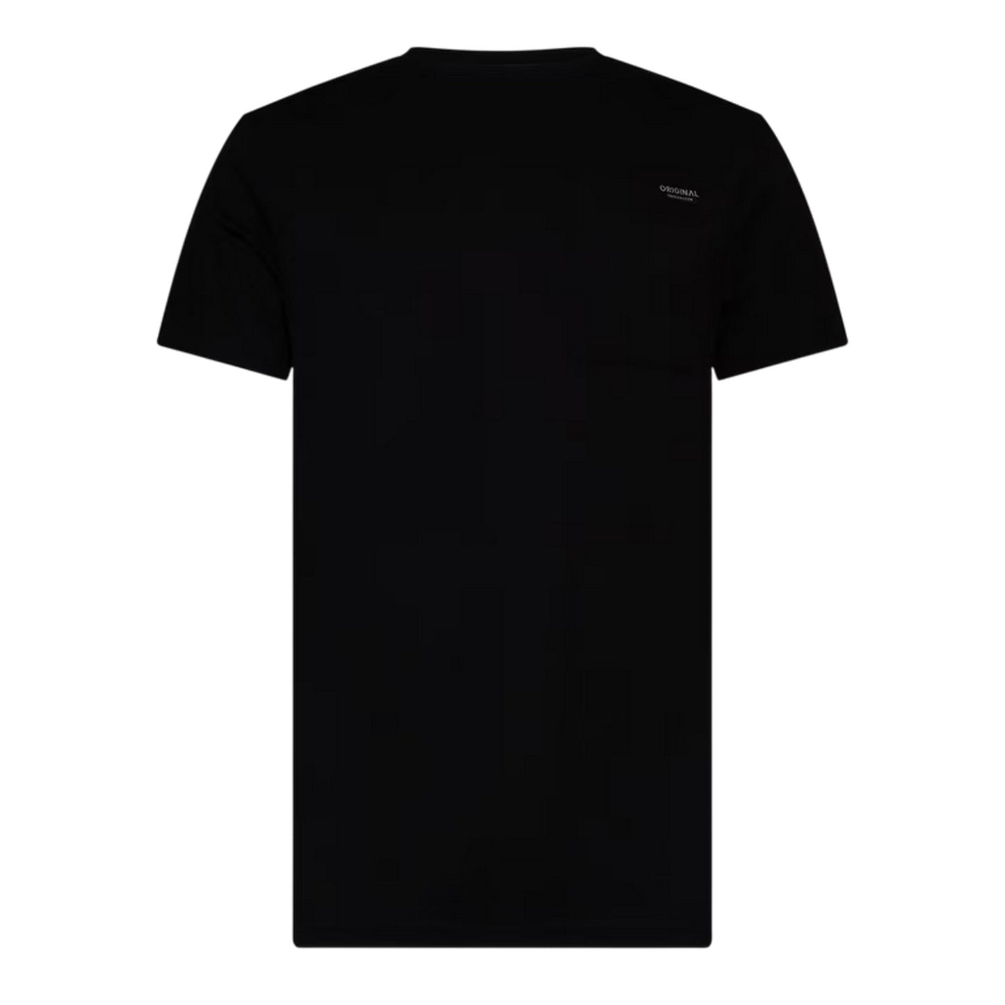 Black - Front - Crosshatch Mens Portville T-Shirt