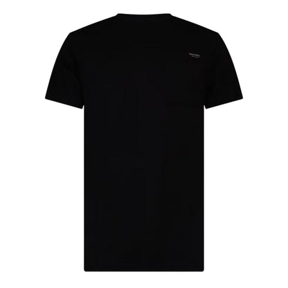 Black - Front - Crosshatch Mens Portville T-Shirt