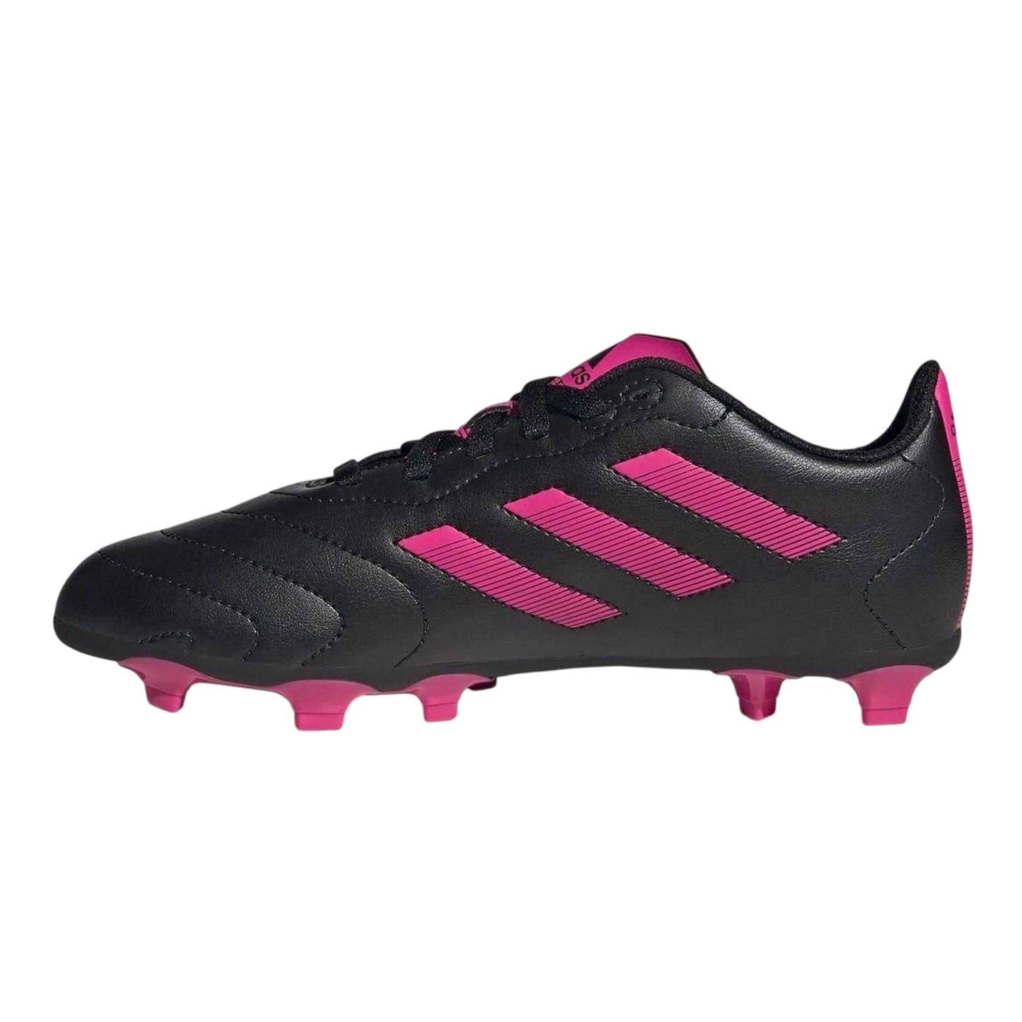 Core Black - Side - Adidas Childrens-Kids 3 Stripes Firm Ground Football Boots