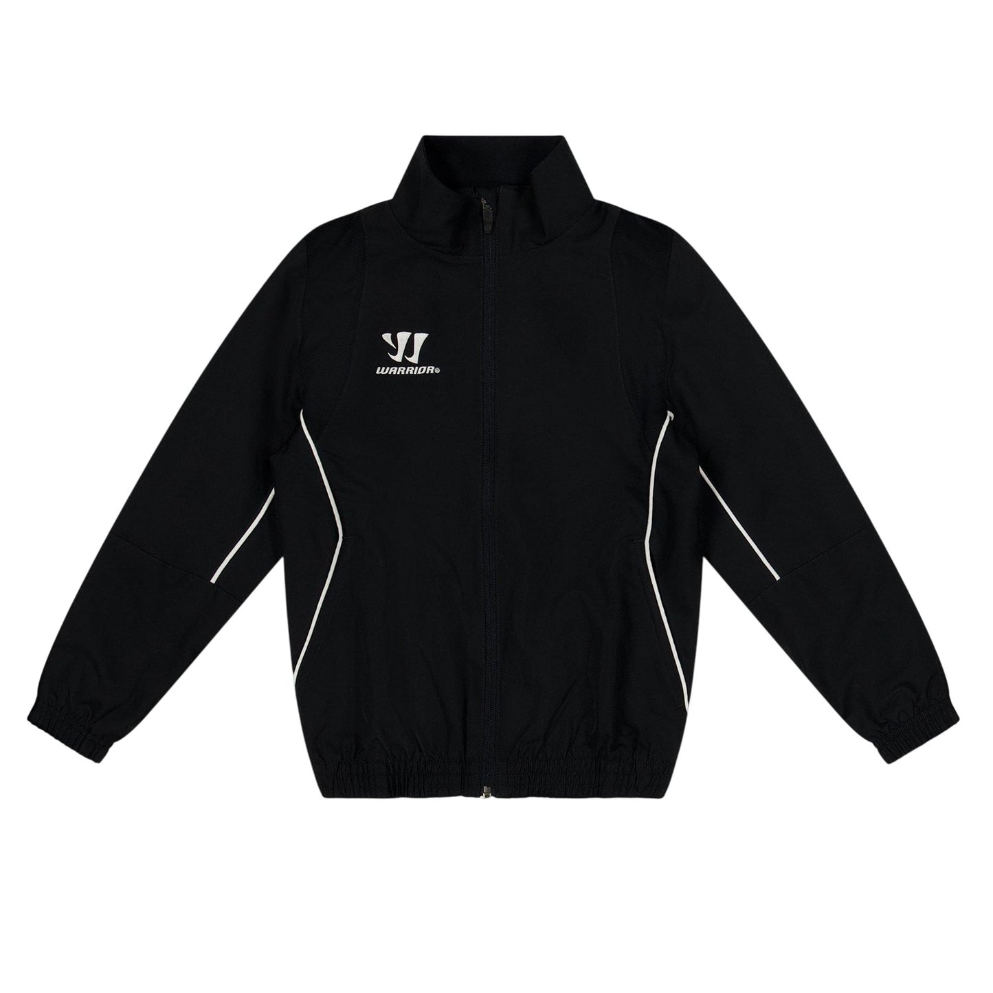Black - Side - Warrior Childrens-Kids Fleece Tracksuit Set