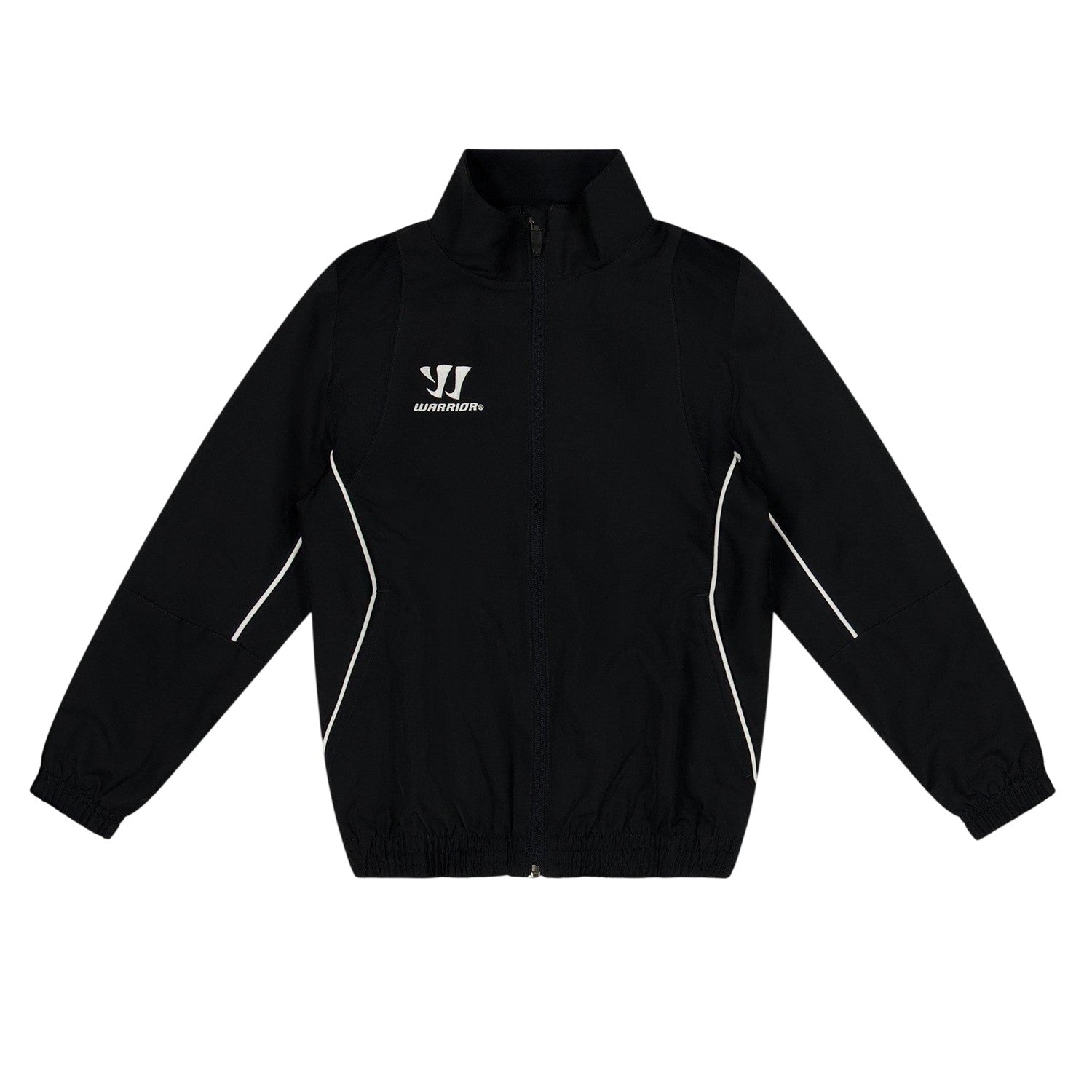 Black - Side - Warrior Childrens-Kids Fleece Tracksuit Set
