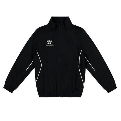 Black - Side - Warrior Childrens-Kids Fleece Tracksuit Set