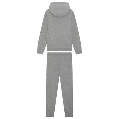 Grey - Back - Lyle & Scott Boys Fleece Tracksuit Set