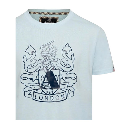 Sky - Side - Aquascutum Mens London T-Shirt