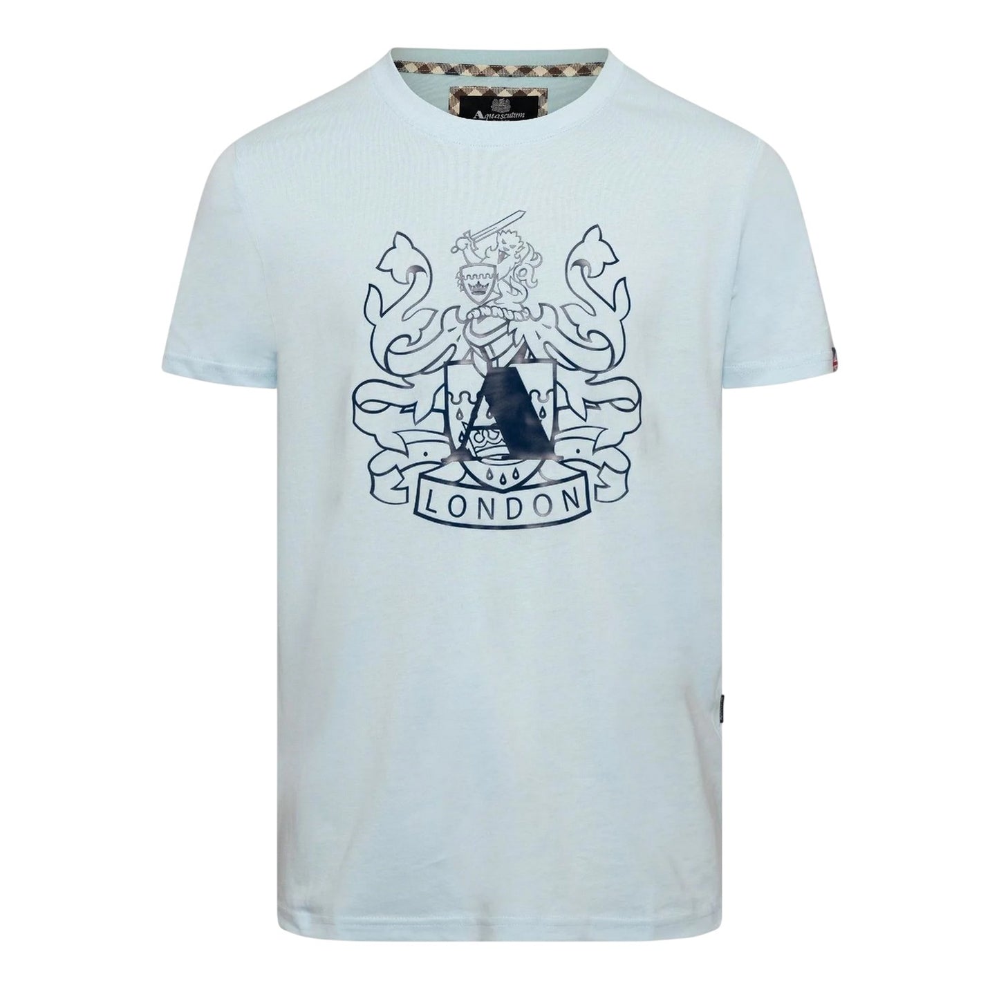 Sky - Front - Aquascutum Mens London T-Shirt
