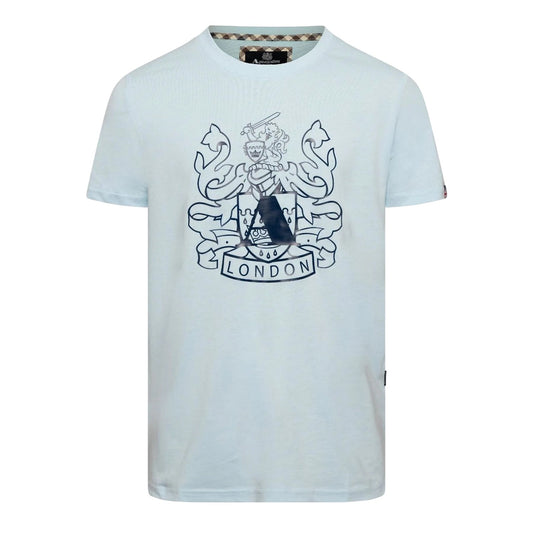 Sky - Front - Aquascutum Mens London T-Shirt